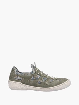 Rieker Damen Slipper Grün