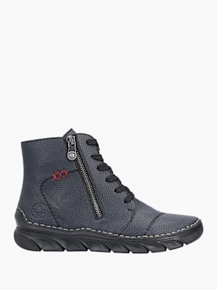 Rieker Damen Schnürstiefel Blau
