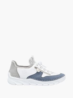 Rieker Damen Slipper Weiß