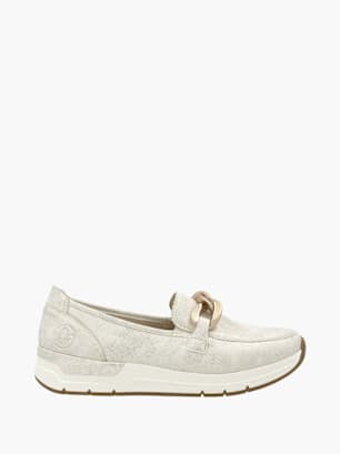 Rieker Damen Loafer Beige