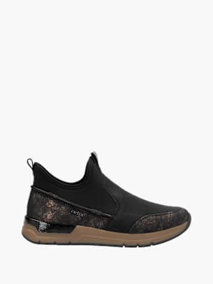 Rieker Damen Slipper Schwarz