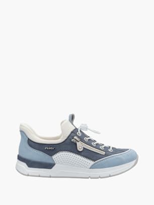 Rieker Damen Slipper Blau