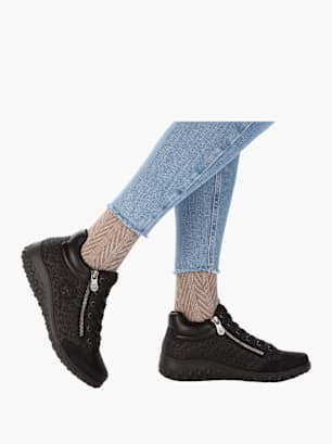 Rieker Damen Kurzstiefel Schwarz