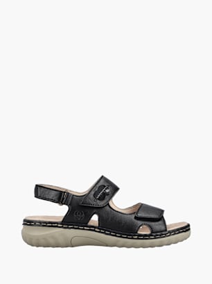 Rieker Damen Riemchensandalen Schwarz