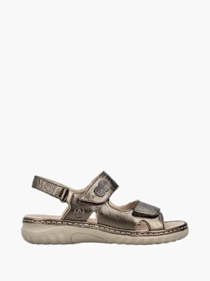 Rieker Damen Riemchensandalen Bronze