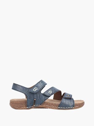 Rieker Damen Riemchensandalen Blau