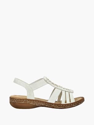Rieker Damen Riemchensandalen Beige
