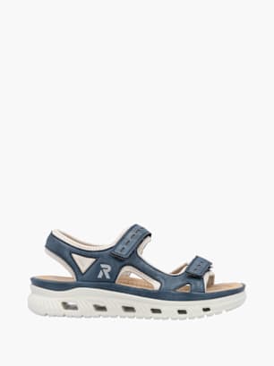 Rieker Damen Trekkingsandalen Blau