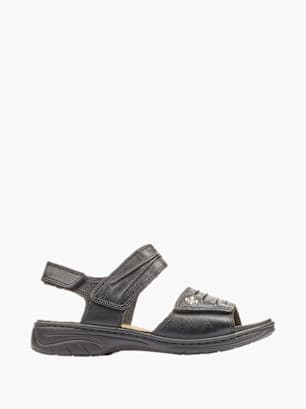 Rieker Damen Riemchensandalen Schwarz