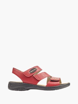 Rieker Damen Riemchensandalen Rot