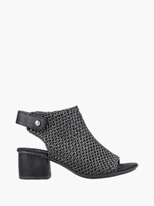 Rieker Damen Sandaletten Schwarz