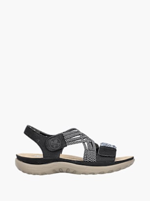 Rieker Damen Trekkingsandalen Schwarz
