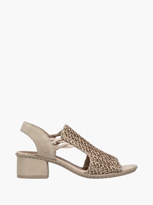 Rieker Damen Sandaletten Beige