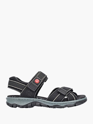 Rieker Damen Trekkingsandalen Schwarz