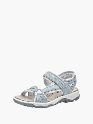 Rieker Damen Trekkingsandalen Blau