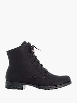 Rieker Damen Schnürstiefel Schwarz