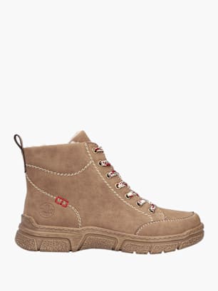 Rieker Damen Schnürstiefel Braun