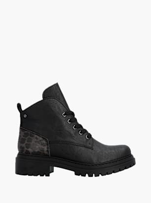 Rieker Damen Biker Boots Schwarz