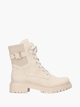 Rieker Damen Biker Boots Beige