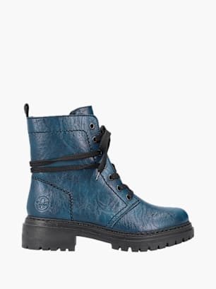 Rieker Damen Biker Boots Blau