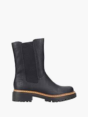 Rieker Damen Chelsea Boots Schwarz