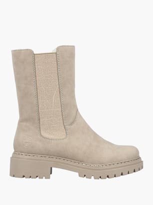 Rieker Damen Chelsea Boots Beige