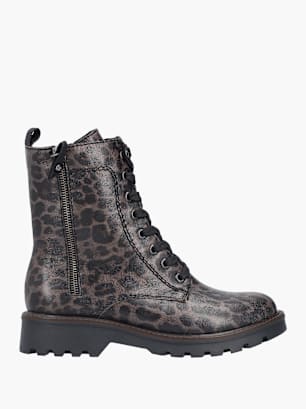 Rieker Damen Biker Boots Grau