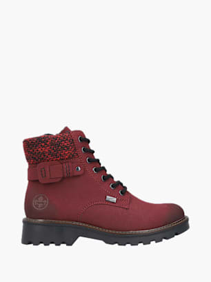 Rieker Damen Biker Boots Rot