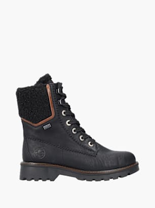 Rieker Damen Biker Boots Schwarz