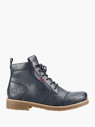 Rieker Damen Schnürstiefel Blau