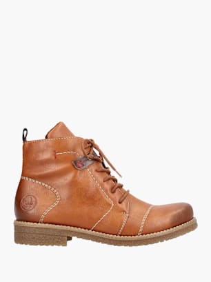 Rieker Damen Schnürstiefel Braun