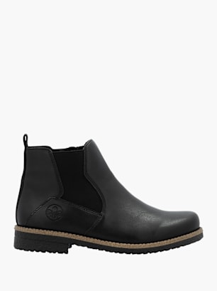 Rieker Damen Chelsea Boots Schwarz