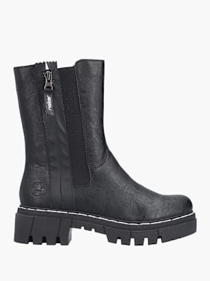 Rieker Damen Chelsea Boots Schwarz