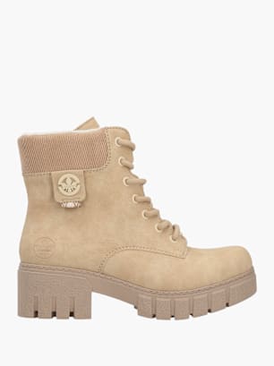 Rieker Damen Biker Boots Beige