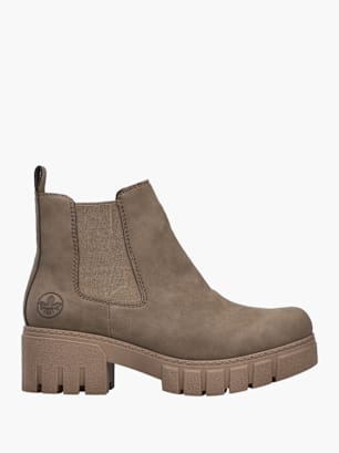Rieker Damen Chelsea Boots Beige