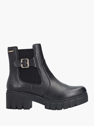 Rieker Damen Chelsea Boots Schwarz