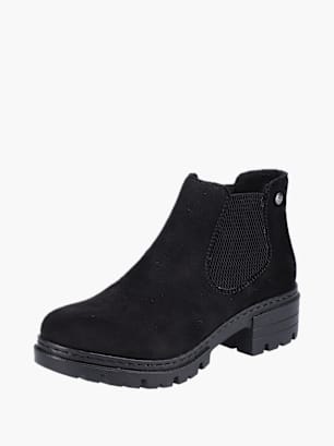 Rieker Damen Chelsea Boots Schwarz