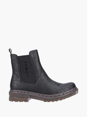 Rieker Damen Chelsea Boots Schwarz