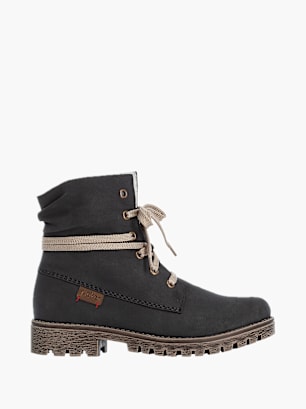 Rieker Damen Schnürstiefel Blau