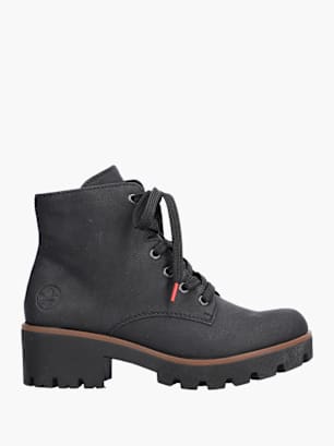 Rieker Damen Biker Boots Schwarz