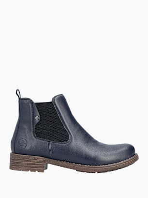 Rieker Damen Chelsea Boots Blau