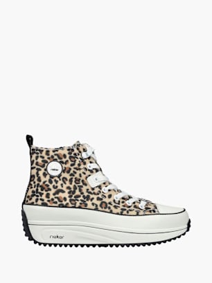 Rieker Damen Sneaker High Beige