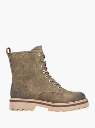Rieker Damen Schnürstiefel Grün