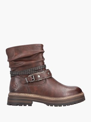 Rieker Damen Biker Boots Braun