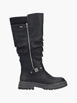 Rieker Damen Hochschaftstiefel Schwarz