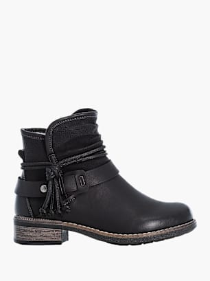 Rieker Damen Kurzstiefel Schwarz