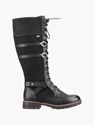 Rieker Damen Hochschaftstiefel Schwarz
