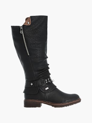 Rieker Damen Hochschaftstiefel Schwarz