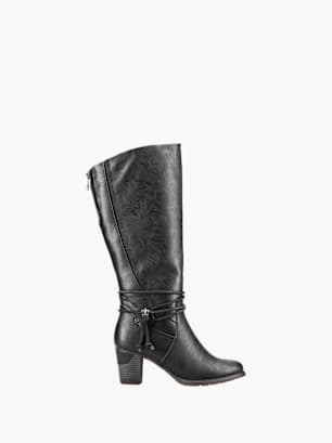 Rieker Damen Hochschaftstiefel Schwarz