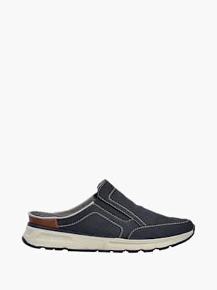 Rieker Herren Slipper Blau